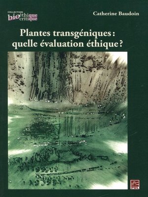 cover image of Plantes transgéniques